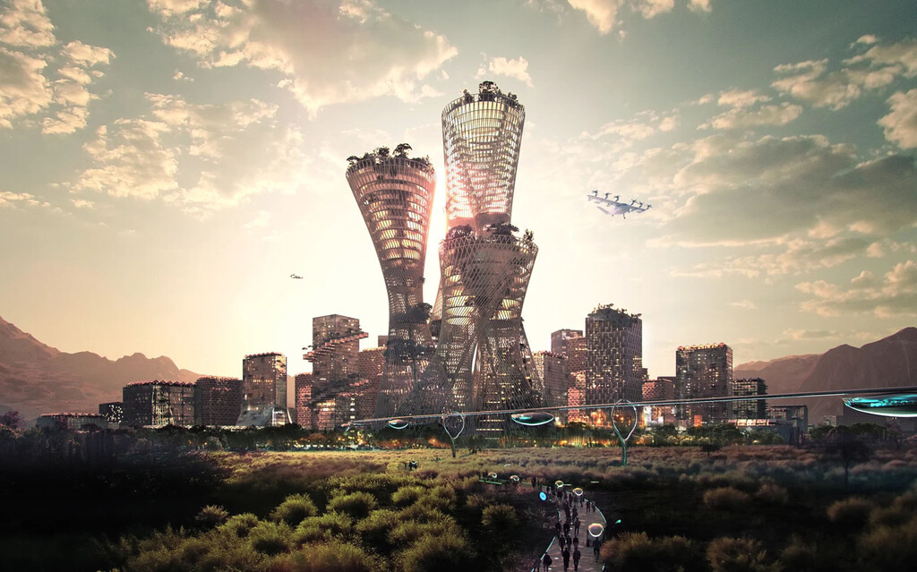 Así es Telosa, la megaciudad futurista que funcionará con energía 100% renovable y tendrá su propio sistema económico