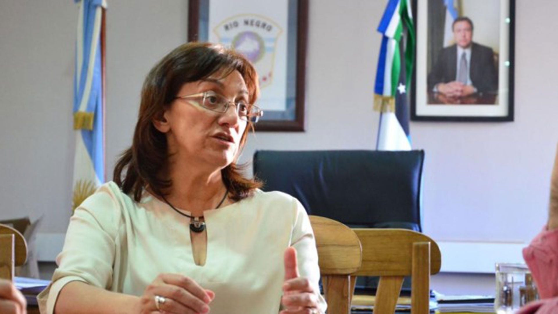 La senadora Mónica Silva (Juntos Somos Río Negro)