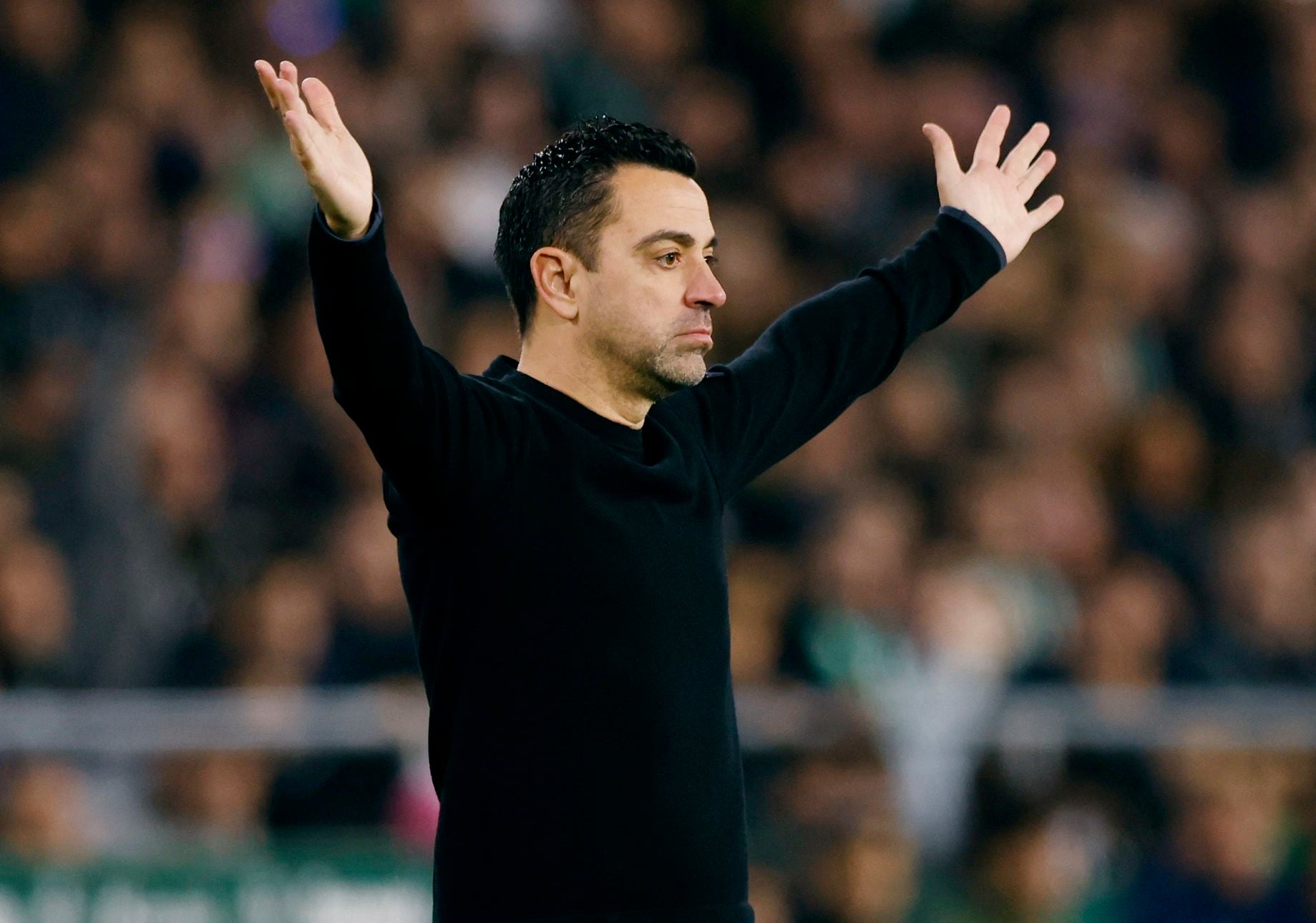 Xavi en el último partido liguero del Barça (REUTERS/Marcelo Del Pozo)