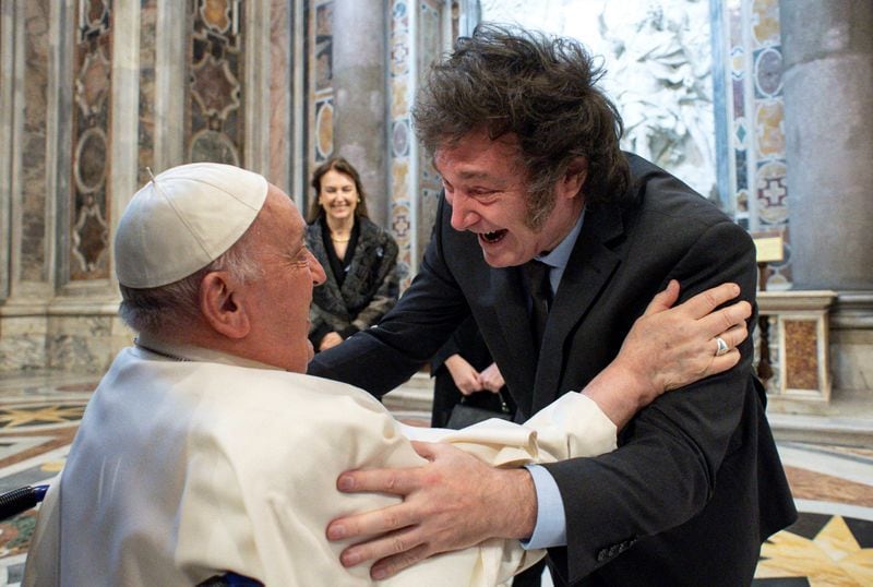 Javier Milei se reunirá con el Papa Francisco en el Vaticano (Vatican Media/Handout via REUTERS)