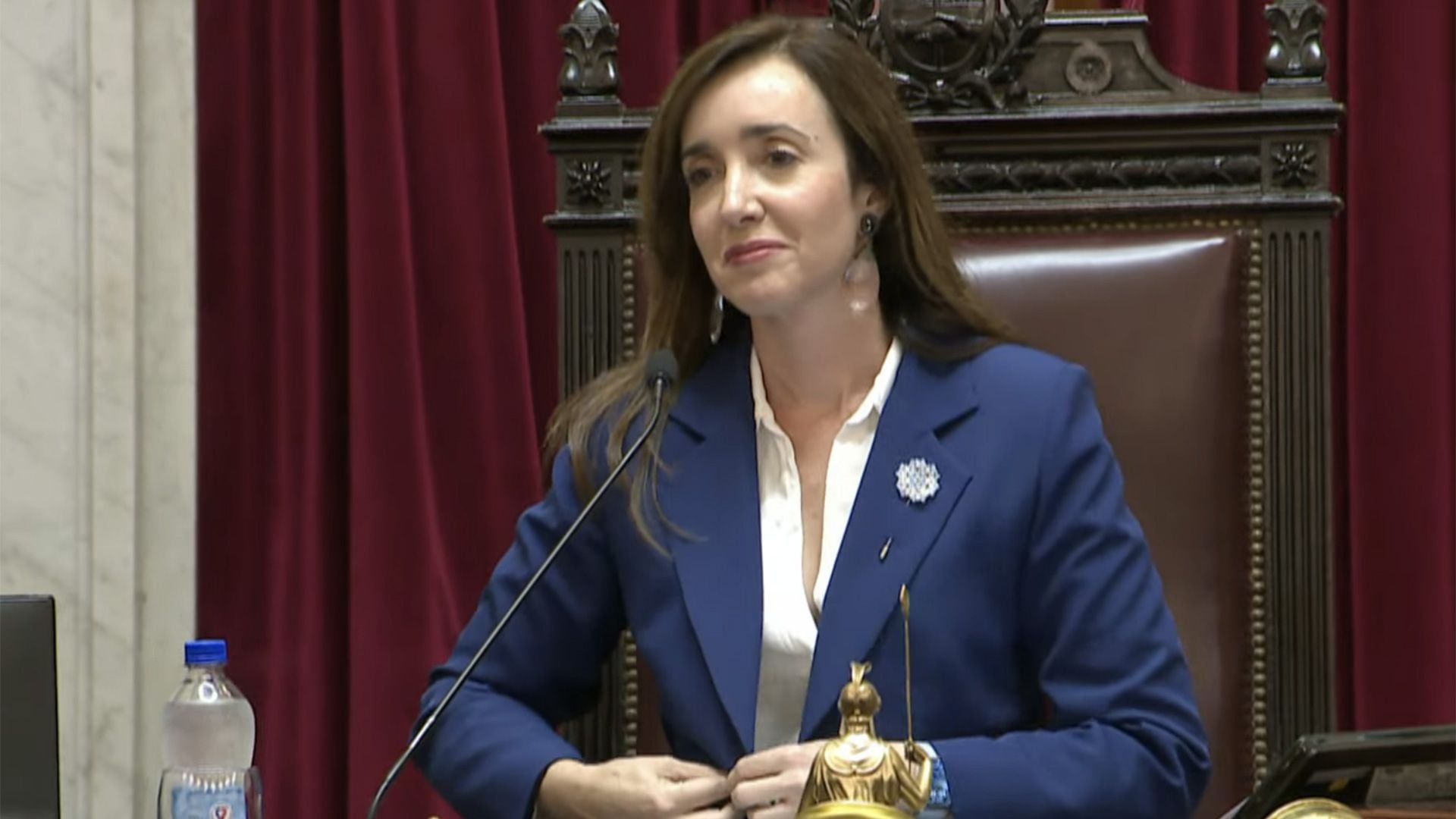 Victoria Villarruel sesión Senado de la Nacion