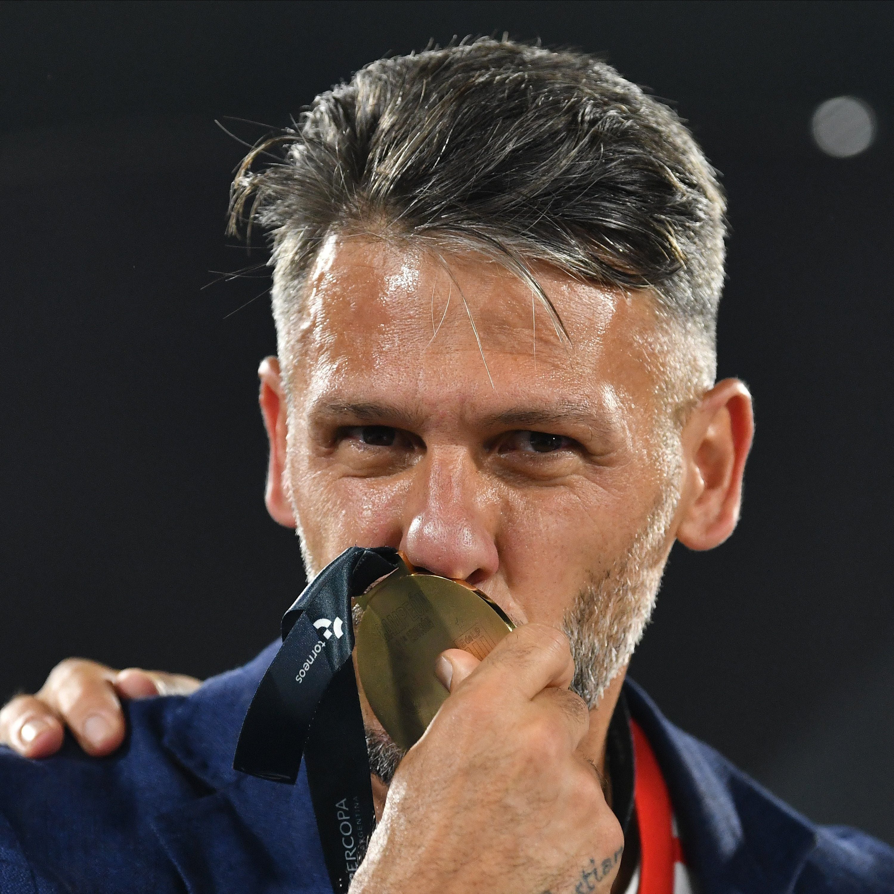Demichelis logró su tercer título como entrenador de River Plate (@RiverPlate)