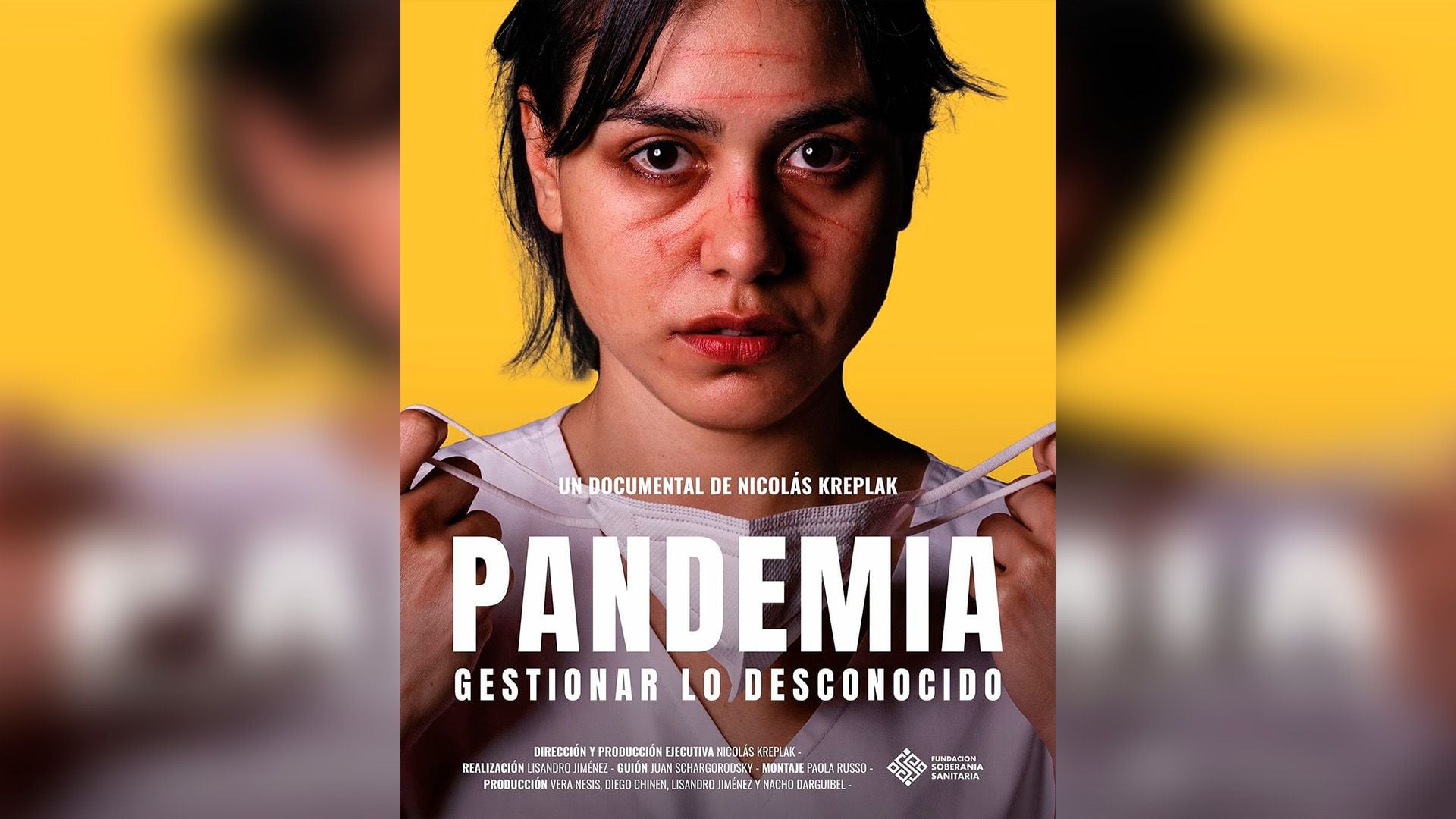 Afiche documental Kreplak - Pandemia gestionar lo desconocido