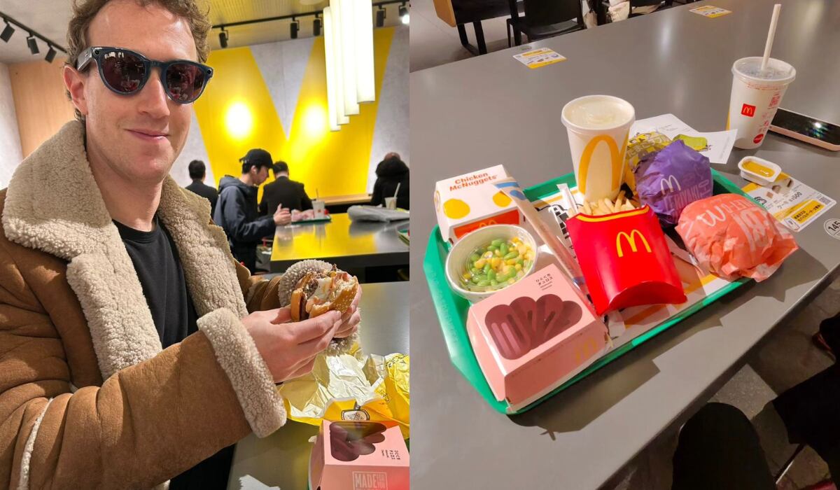 El CEO de Meta tiene una dieta en la que la comida rápida tiene un lugar importante. (Instagram)