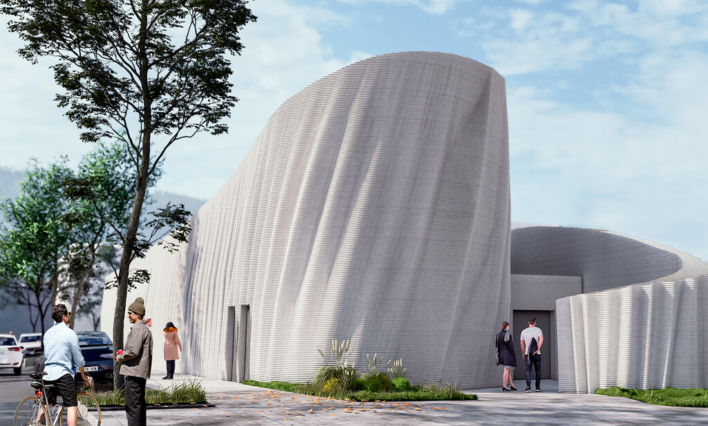 El edificio impreso en 3D más grande de Europa es un centro de datos y está en Alemania: así es The Wave House