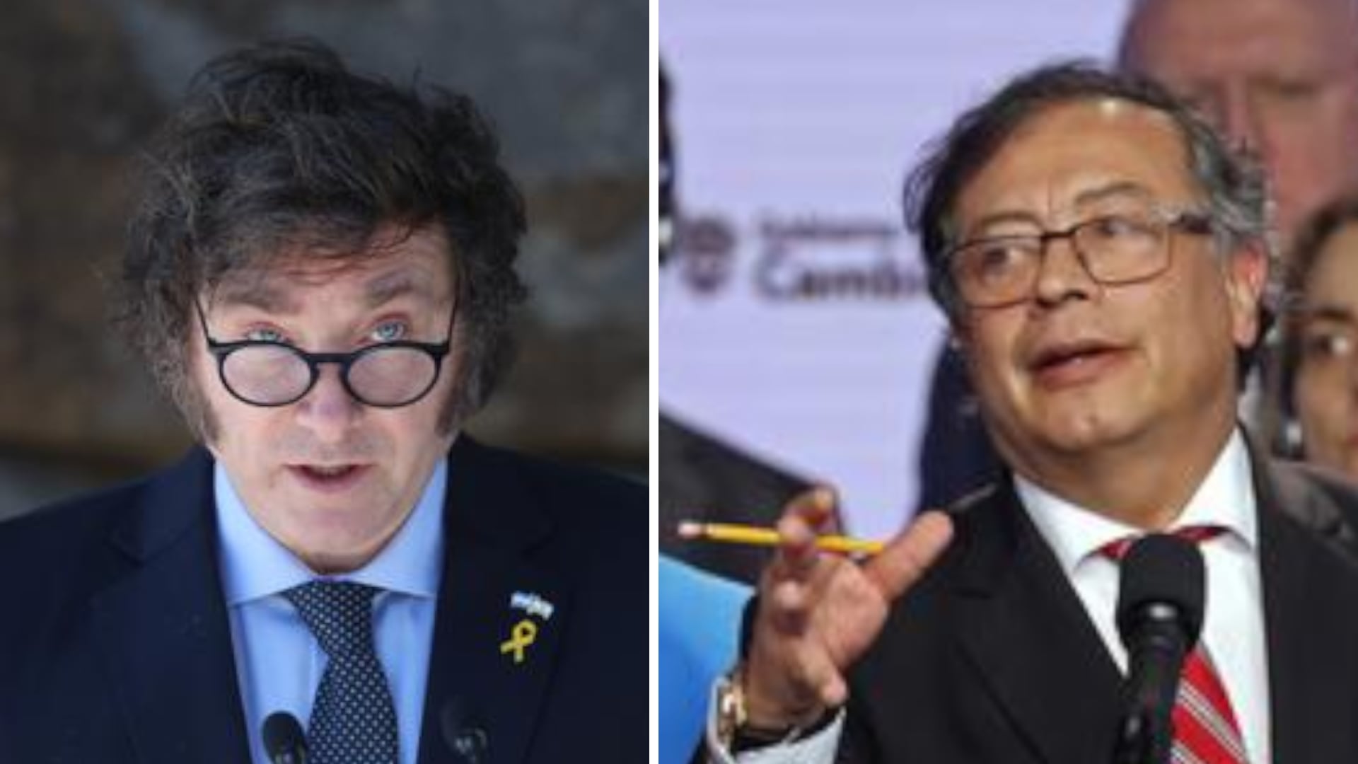 A través de un comunicado, la Cancillería de Colombia rechazó la declaraciones del presidente de Argentina, Javier Milei, en contra de su homólogo colombiano, Gustavo Petro. (EFE)