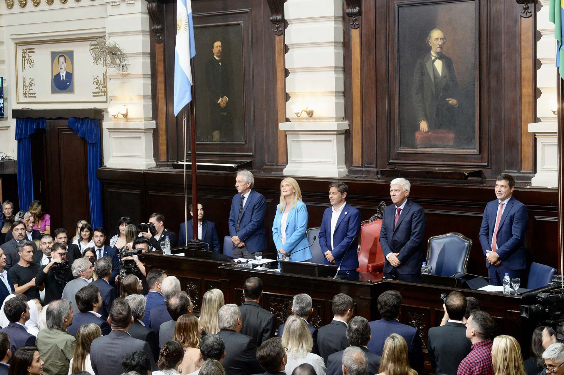 Kicillof habla ante la Asamblea Legislativa en la provincia de Buenos Aires