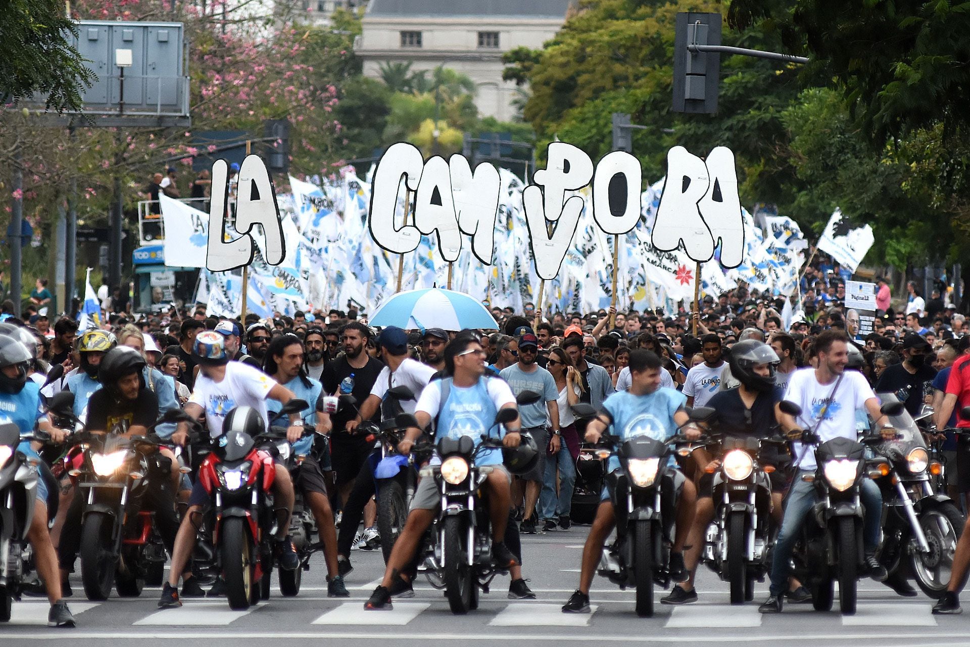Marcha día de la memoria 24 de marzo - Máximo Kirchner columna de La Campora