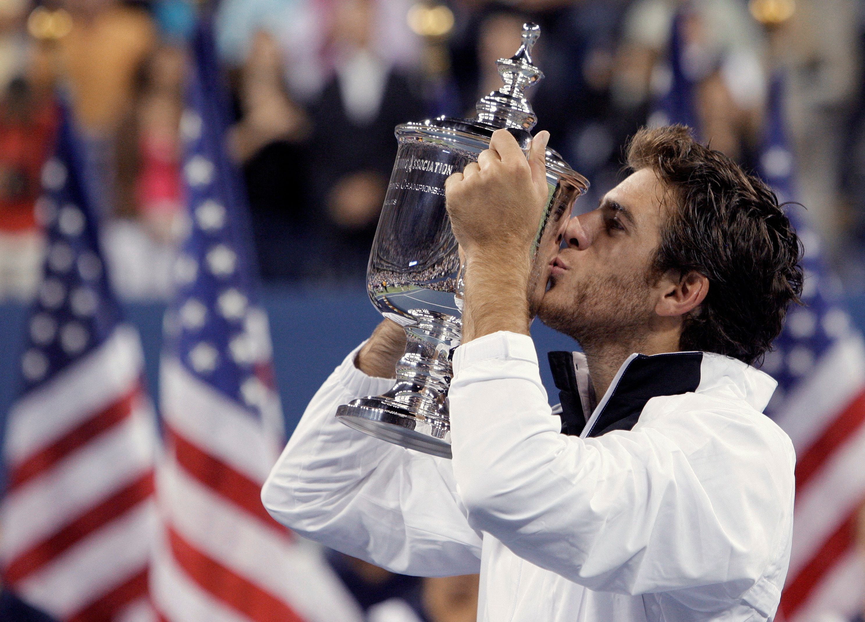 El argentino venció a Roger Federer en la final del US Open 2009. REUTERS/David Gray 