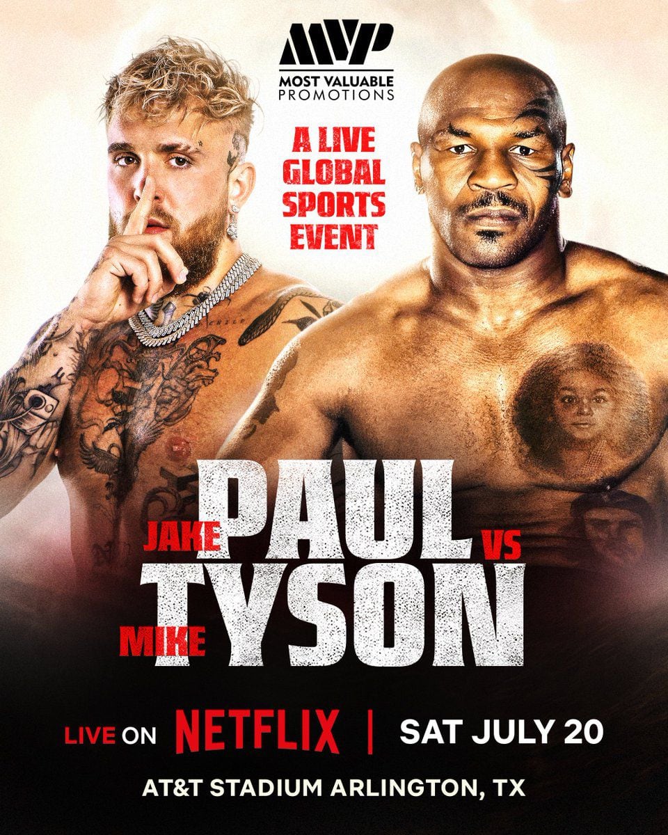 Netflix confirmó el regreso de Tyson al ring
