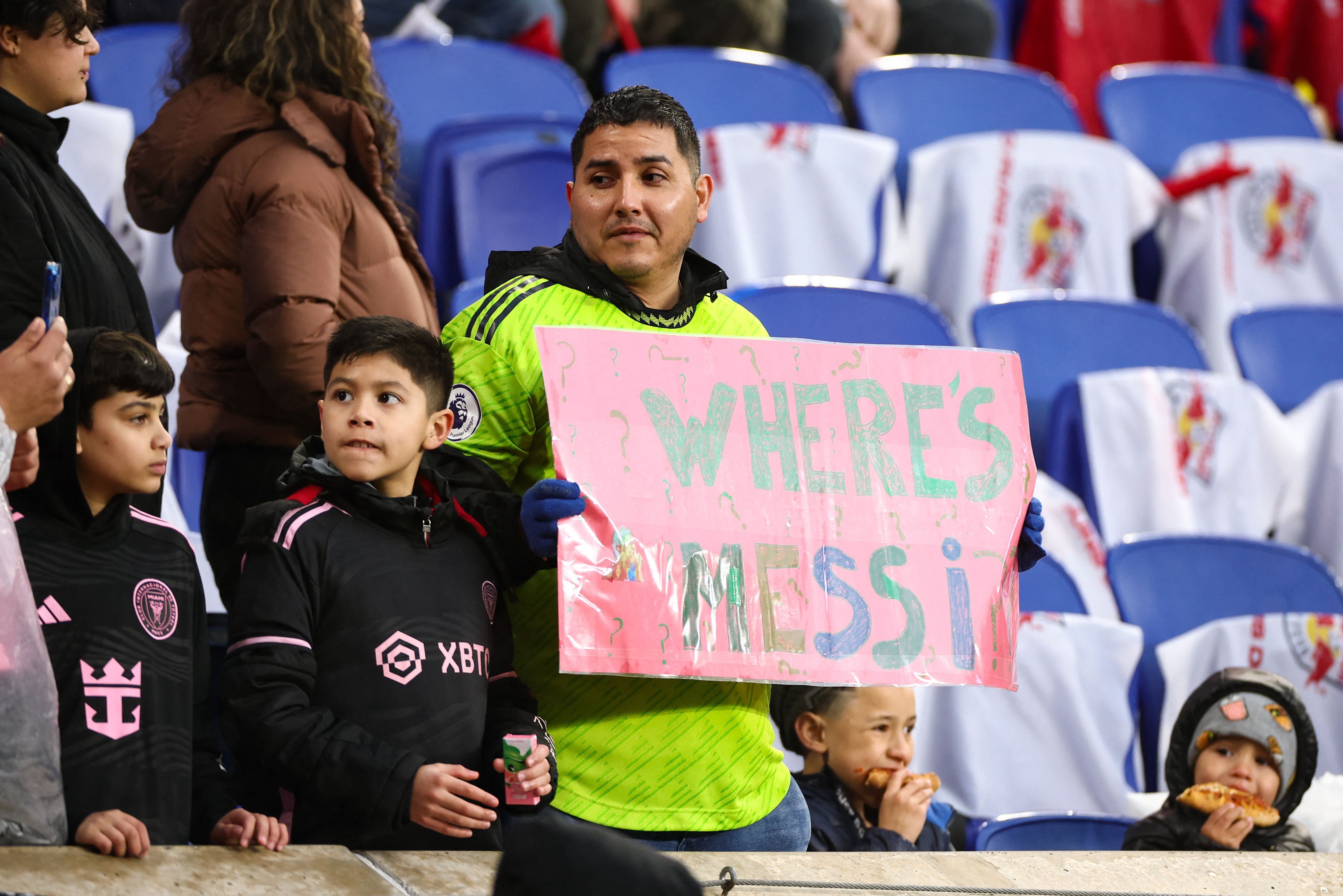 La baja de Messi genera desesperación entre los fanáticos de la MLS (Mandatory Credit: Vincent Carchietta-USA TODAY Sports)