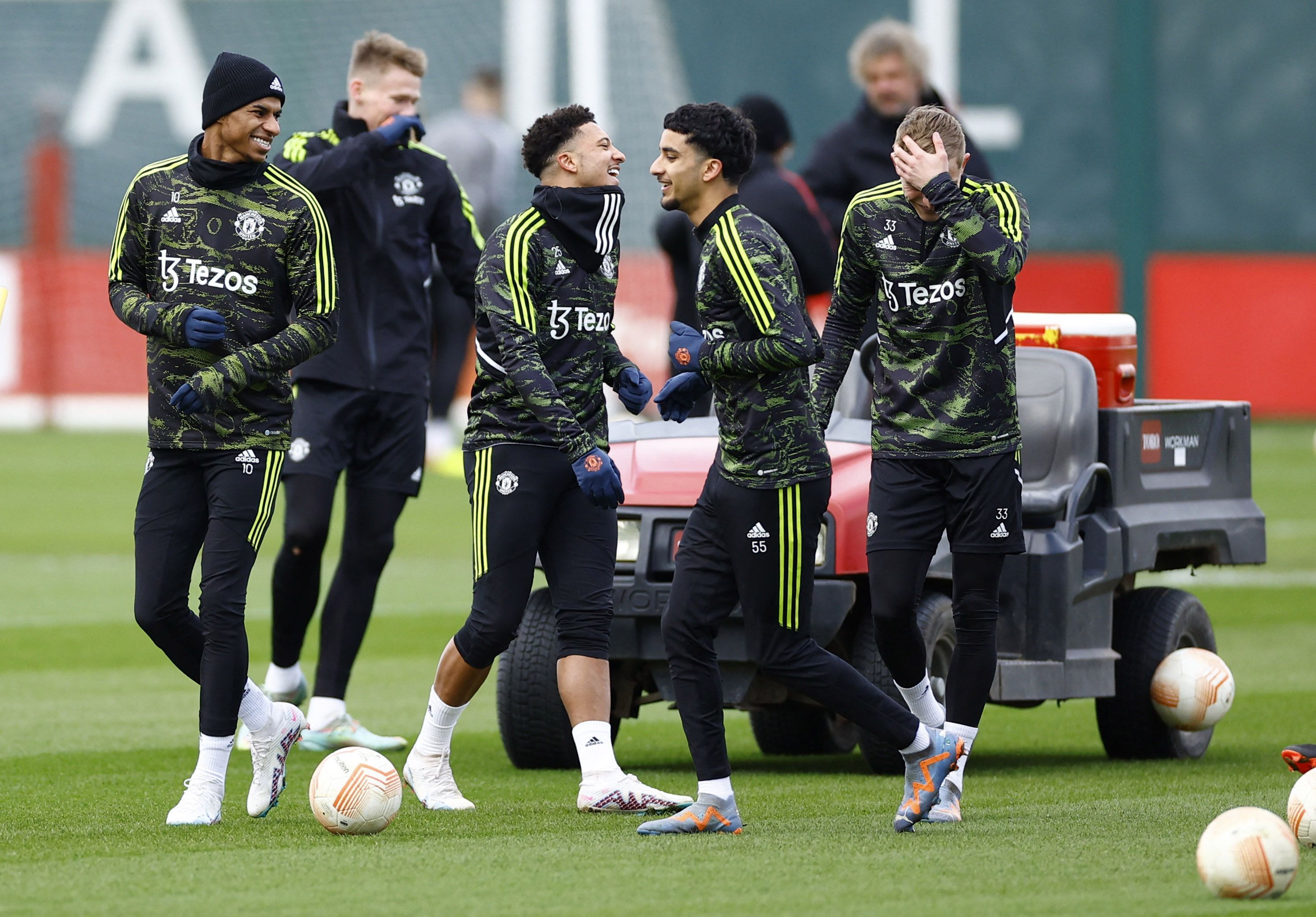 Williams en un entrenamiento del Manchester United (Reuters/Andrew Boyers)