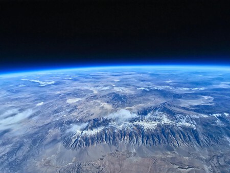 Foto del Samsung S24 Ultra desde la estratosfera