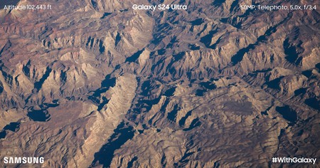 Foto del Samsung S24 Ultra desde la estratosfera