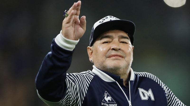 La última etapa de Maradona como DT tuvo lugar en Gimnasia (REUTERS/Agustín Marcarián)