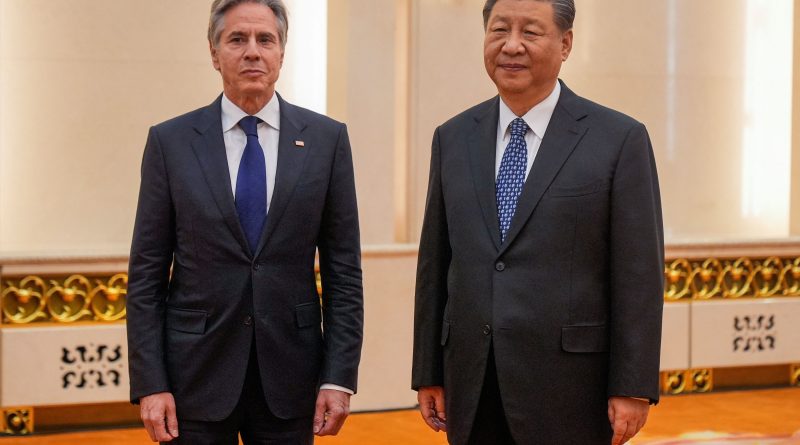 Antony Blinken se reunió con el presidente chino Xi Jinping en Beijing en el cierre de su gira por China