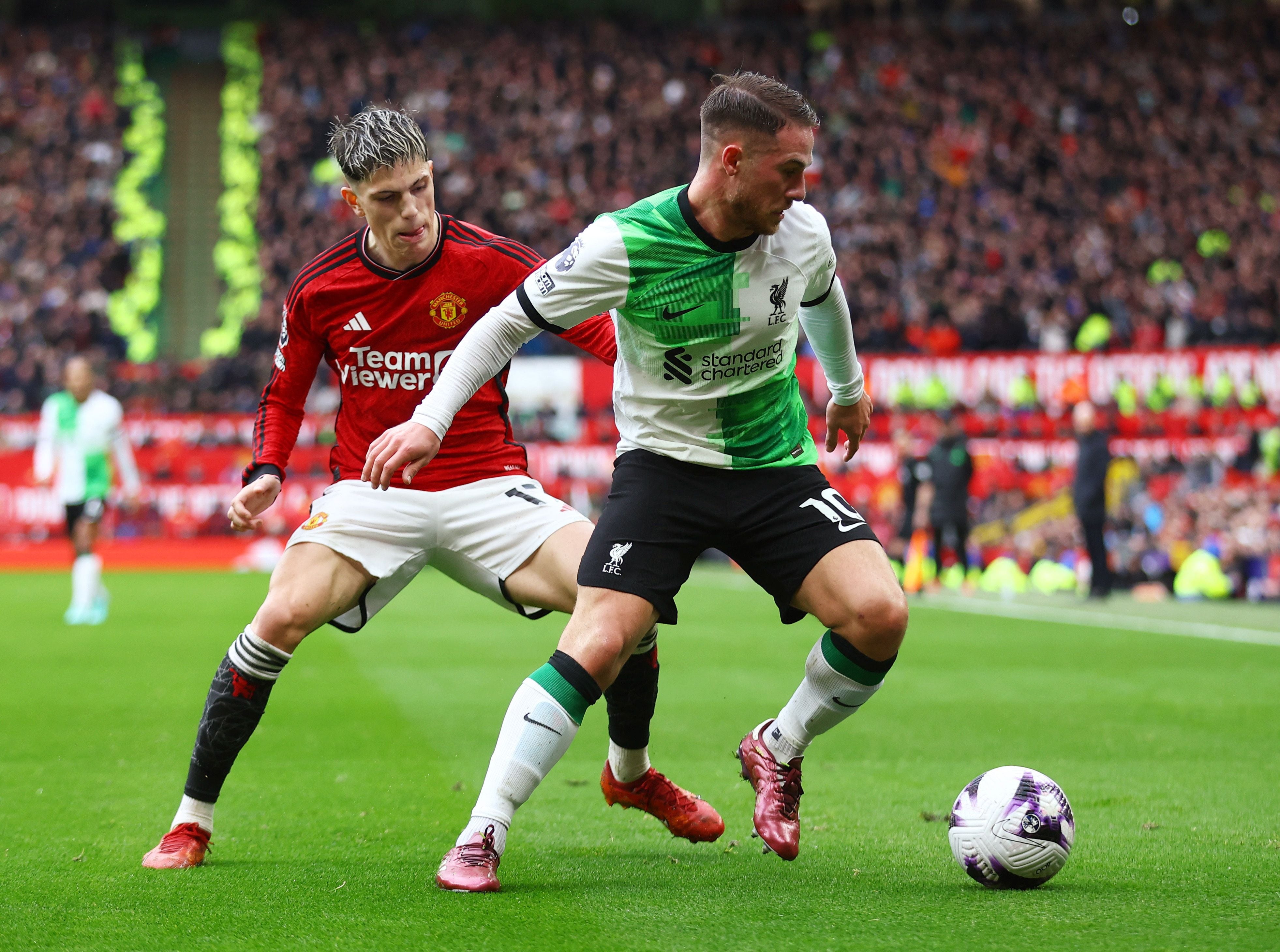 Alexis Mac Allister volvió a ser clave para el Liverpool (REUTERS/Carl Recine)
