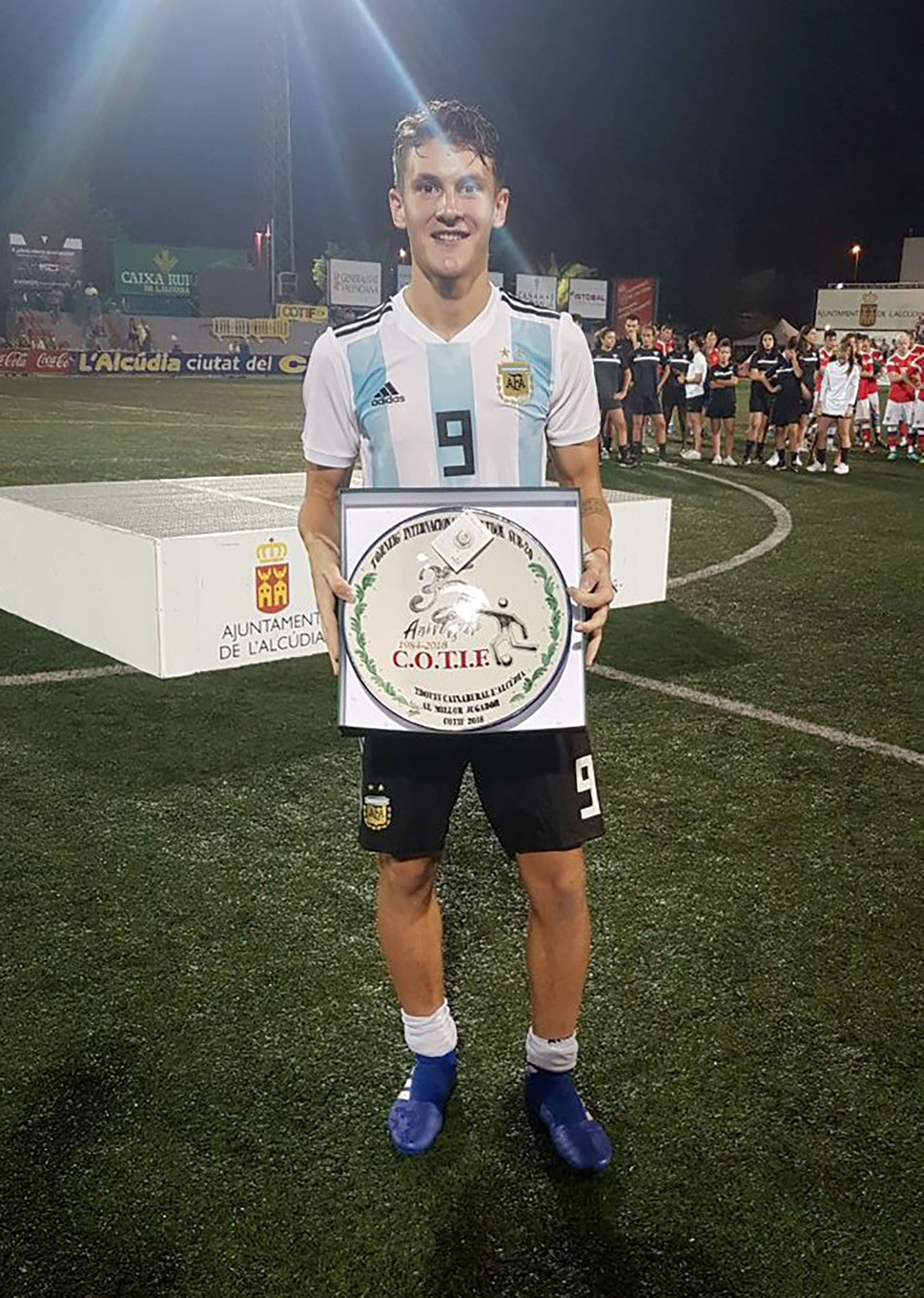 Facundo Colidio tuvo un destacado paso por las juveniles de la selección argentina 