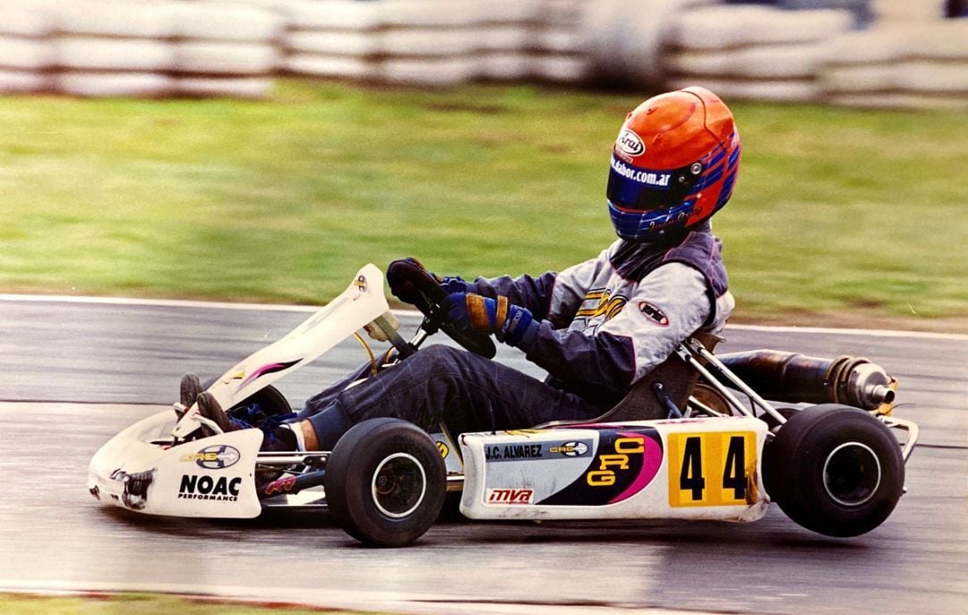 Álvarez fue campeón argentino de karting en 1997 (Juan Cruz Álvarez)