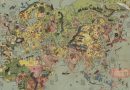 Las naciones del mundo y sus estereotipos, vistos por Japón en este alucinante mapa de 1932