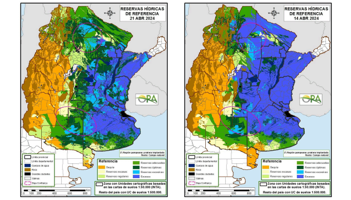 Las zonas agrícolas abundan de reservas, pero La Niña se consolida como una amenaza desde agosto