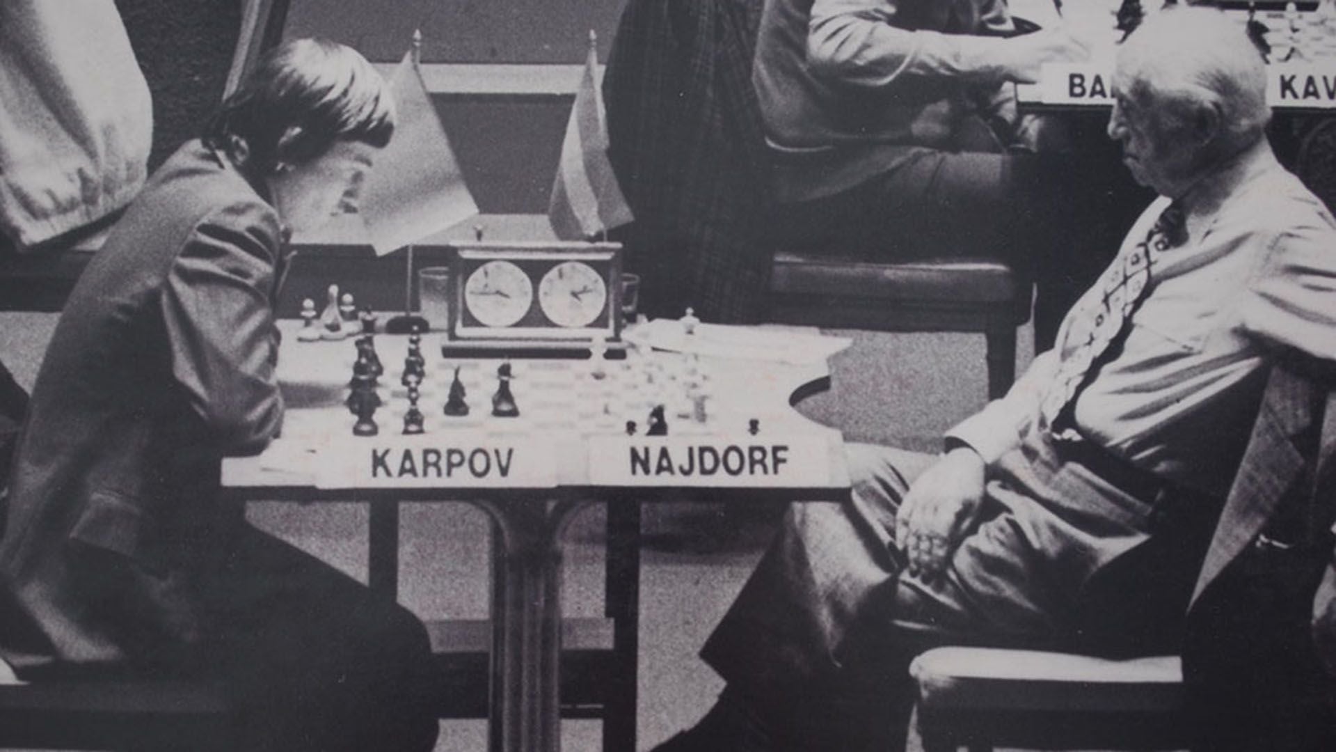 Karpov y Najdorf, dos de los mejores ajedrecistas de todos los tiempos