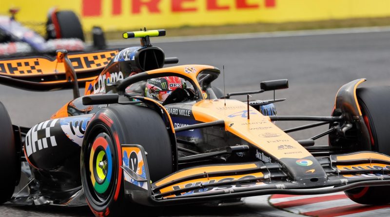 Norris se lleva bajo la lluvia la primera ‘pole’ al Sprint con Alonso tercero y Sainz quinto