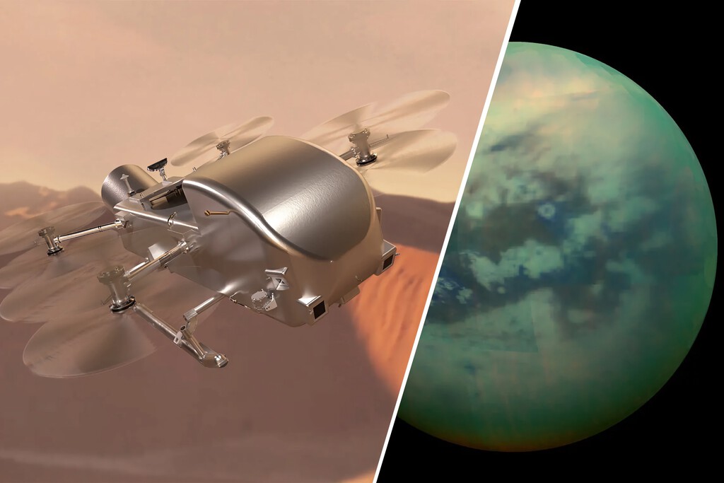 Tras el éxito de Ingenuity, la NASA enviará un dron a uno de los lugares más fascinantes del sistema solar: Titán
