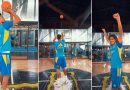 “¿A ver quién emboca más?”: Chiquito Romero y Cavani hicieron un desafío de básquet en la práctica de Boca Juniors