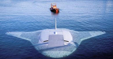 Cómo es la mantarraya robot que creó Estados Unidos para misiones submarinas de larga duración