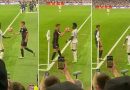 El controvertido gesto de Vinicius a Kimmich por un lateral que no se vio en la transmisión de Real Madrid-Bayern Múnich