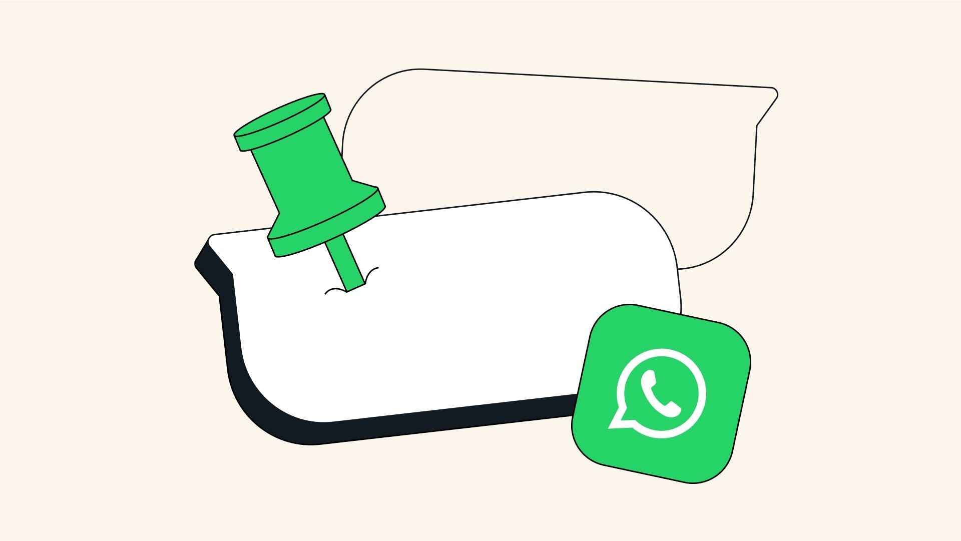 WhatsApp permite fijar mensajes de forma temporal dentro de los chats. (Meta)