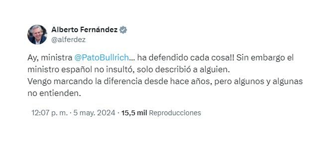Alberto Fernández contra Patricia Bullrich